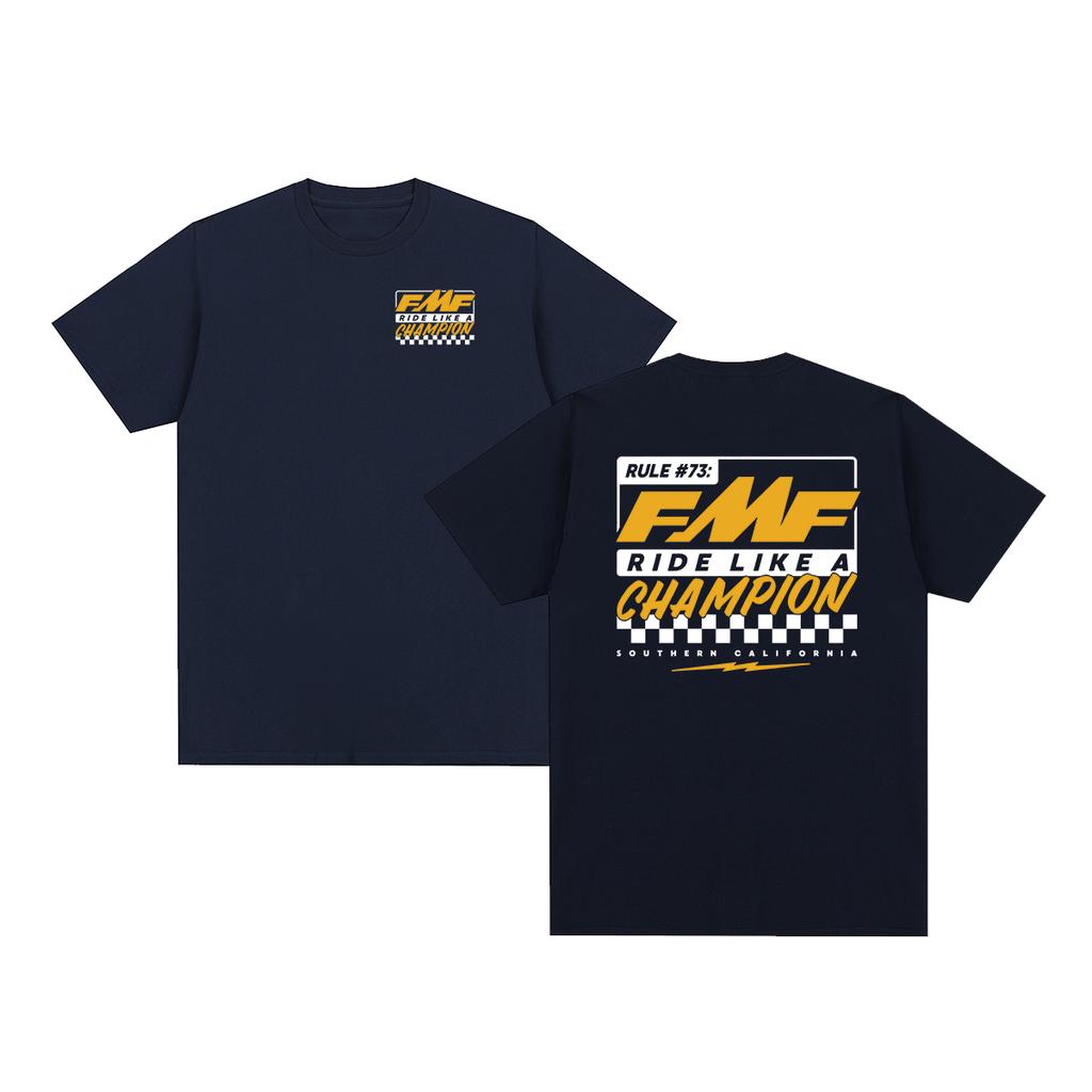 FMF Racing RULE 73 Vintage Tshirt Retro Street Wear Cotton Men T Shirt New Tee Tshirt Womens Tops