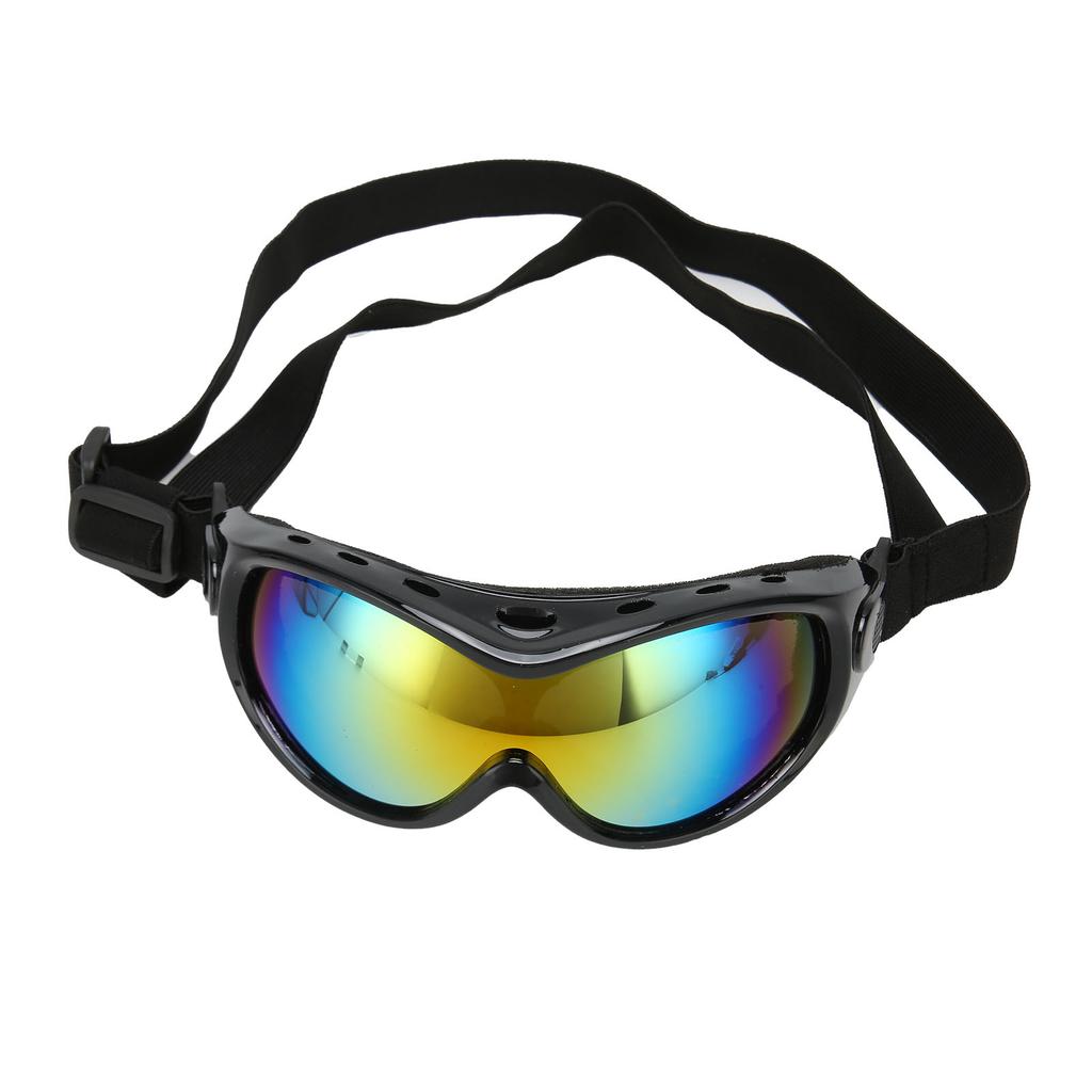 Large Dog Sunglasses UV Protection Waterproof Windproof Adjustable Dog Goggles for Eyes Protection