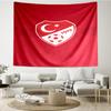 Turkish Football Emblem Tapestry Room Decoration Wall Hanging for Living Room Bedroom, dormitory, Birthday and Christmas gifts