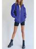 Teen Casual Zipper Hoodie with Turn-down Collar