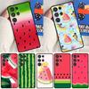 Cute Summer Fruit Watermelon Soft Case For Samsung Galaxy S24 Ultra S9 S10 S20 S22 S21 Plus S23 FE S25 Ultra Funda Cover