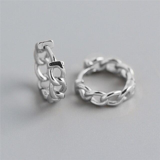 

Caoshi Стильные серьги-кольца для женщин и мужчин, изысканный дизайн цепочки, серебристый цвет/золотой цвет, модные аксессуары для вечеринок, простые ювелирные изделия