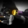 2pcs 12v Cnc Turn Signal Motorcycle Led Handle Bar End Blinker Flashing Lamp For 22mm Handlebar
