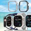 Shockproof Gold PC Case Protective Cover for Apple Watch Series 11 10 9 8 7 6 5 4 3 2 1 Ultra 49 45mm 41 46 42mm No Screen Glass