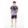 JUIC Line Warrior S Table Tennis Game Shirt, Unisex, JTTA Certified, Lightweight Material, Quick-Drying, Purple