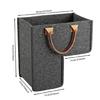 2PCs L Shape Nonwoven Storage Baskets for Stairs Perfect Space Utilization Organizers for Home Office Laundry Room