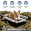 For Cats Dogs Elevated Cooling Dog Bed Washable Hammock Breathable Mesh Cot Indoor Outdoor Anti-Scratch Waterproof Portable