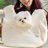 Pet Handbag Cats Carriers Bag Soft Big Capacity with Safety Strap Breathable Pet Carriers Sightseeing Bag X3UC