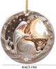 Stylish Baby Acrylic Birth Rearview Mirror Decorative Hanging Ornament For Cars