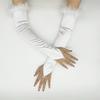Elegant 1920s Party Fingerless Gloves for Women Long Length Arm Sleeves for Various Occasion Teaparty Dressingup Armwear