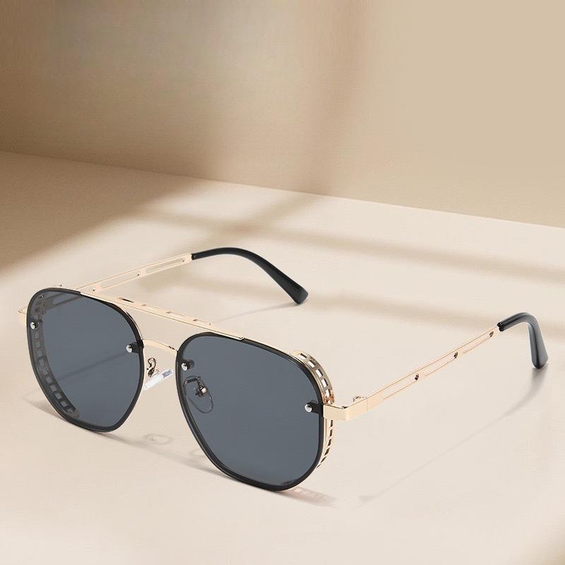 New Fashion Oversized Frame Sunglasses With Side Cutouts Premium Eyewear Uv Protection Classic Driving Shades