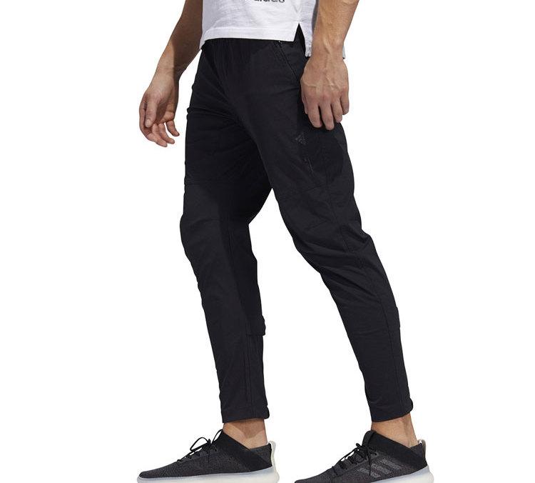 Adidas Knitted Sweatpants Men's Black Moderate Tapered Pants FT2788