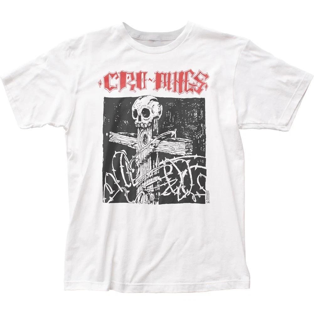 

Cro-Mags Cross and Thorns Mens T T-Shirt Music Classic Rock Band Tee New White 4XL