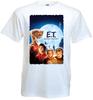 E.T. Extra Terrestrial V11 T-shirt White Movie Poster All Sizes S5XL