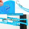 Portable Clothesline Upgraded Thickened Anti-slip Windproof Drying Rope Drying Clothes Hanging Rope Outdoor Camping Accessories