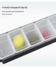 Multifunctional Multi-layer Divided Box with Lid for Fruit Tasting and Ingredient Storage