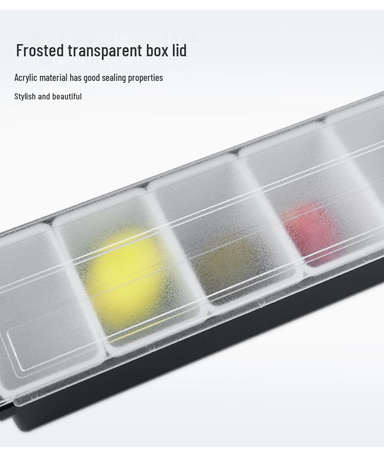 Multifunctional Multi-layer Divided Box with Lid for Fruit Tasting and Ingredient Storage