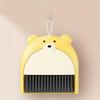 Cute Bear Mini Broom and Dustpan Set with Keyboard Cleaning Brush - Perfect for Desktop, Table Debris & Small Spaces