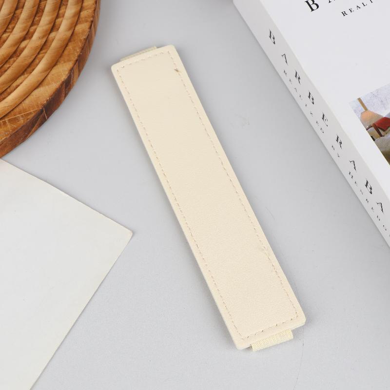 Pu Leather Elastic Notebook Band Holders Adjustable Pen Sleeve Pencil Pouch Holder Strap For Notebook Binder