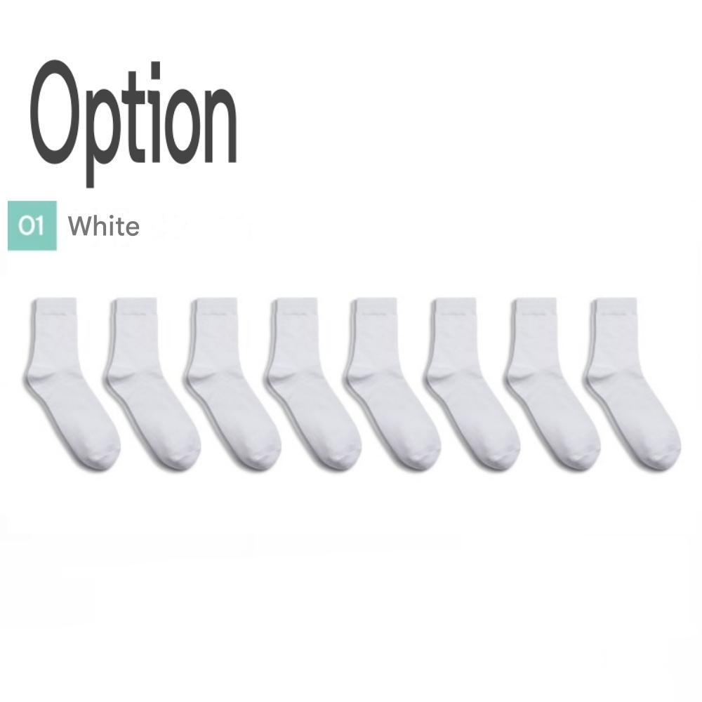 Chaussettes mi-mollet pour hommes Sockpiens[7~10(NOUS)6.5~9.5(Royaume-Uni)40~43(UE)] Ensemble de 8 paires