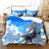 Anime Darling In the Franxx 02 Zero Two Bedding Set Print Single Comforter Duvet Cover Pillow Case 3 Pieces Sets Kids Adult Size