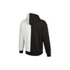 Puma Logo Embroidered Color Block Fleece Hoodie Men Hoodies Black White 534381-04