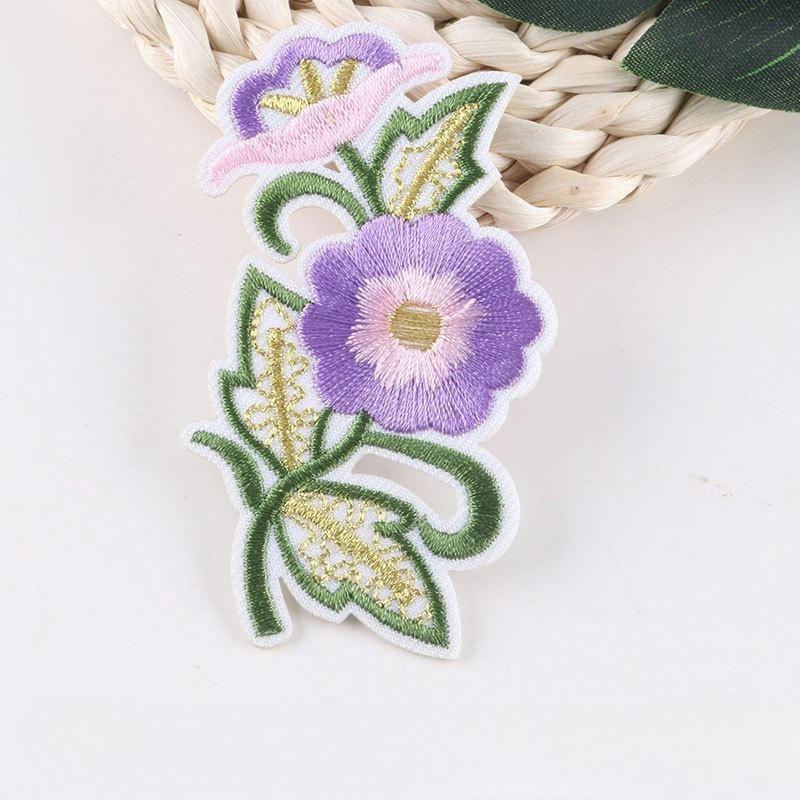 11Pcs Embroidery Rose Flower Sew Iron On Home Patch Badge Bag Hat Dress Applique Rose Patch