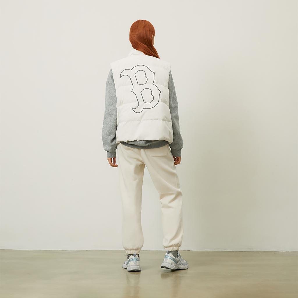 MLB Boston Red Sox Basic Collection Down Vest Unisex Cream 3ADVB0146-43CRS