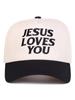 Men Camouflage Baseball Cap With Embroidered Jesus Loves You Lettering Outdoor Adjustable Hat
