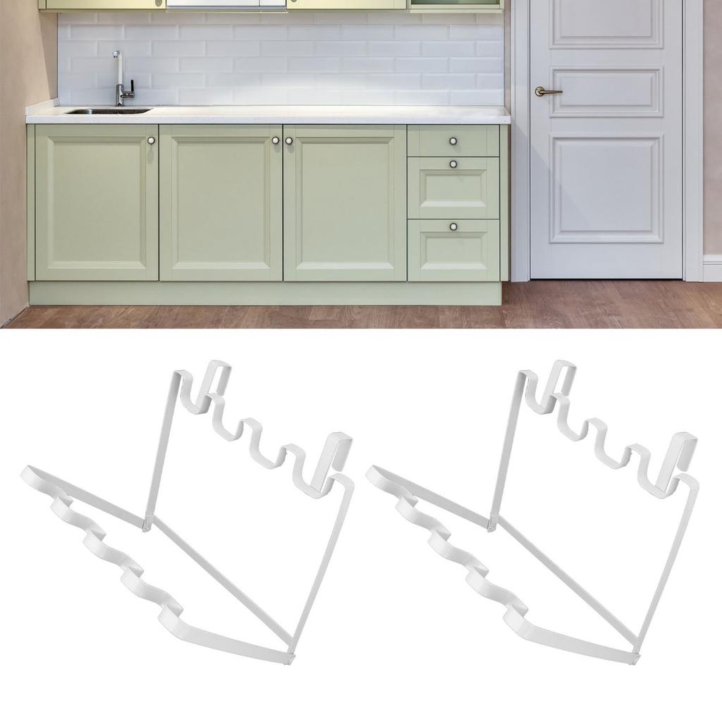 2PCS Hanging Trash Bag Holder Iron Foldable Under Sink Garbage Bag Rack for Kitchen Cupboard Frame Cabinet Door