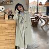 Spring and Autumn New Korean Style Windbreaker Women's Mid-Length Small Jacket
