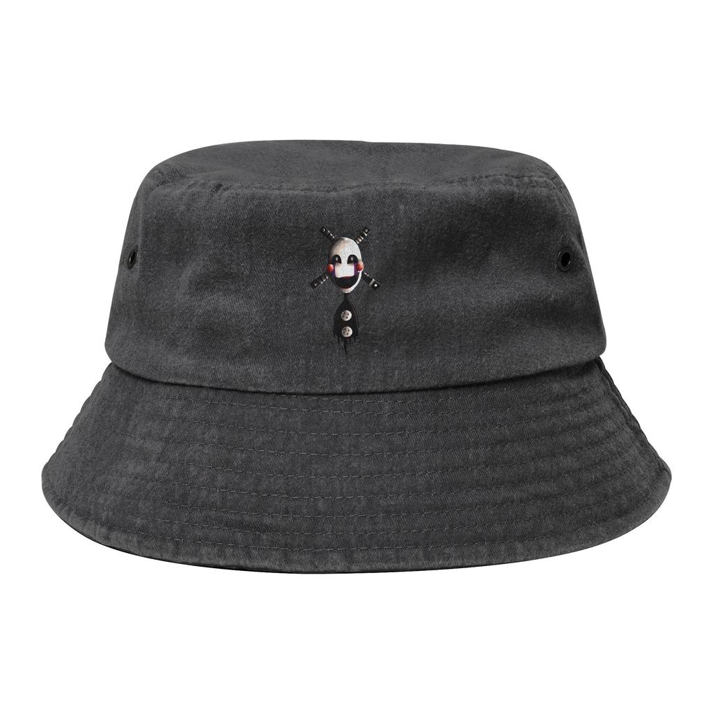 Girl Bucket Hat FNAF At Freddys The Puppet Beach Hatwear Foldable Outdoor Fishing Hat Bob Hat Birthday Gift Idea