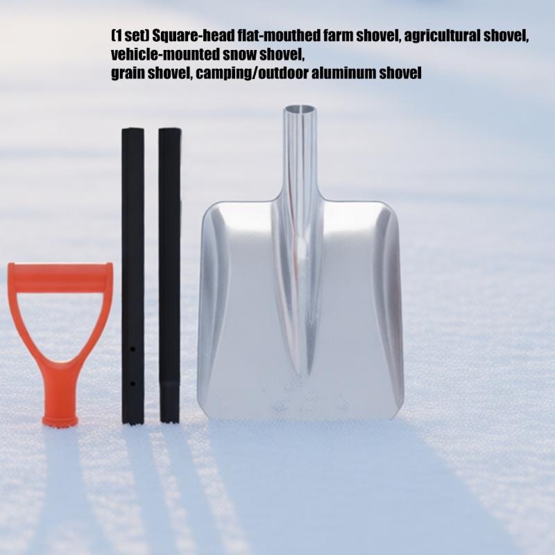 Heavy Duty Aluminum Grains Shovel Garden Tool For Farming Gardening And Snow Removal Strong And Portable Design