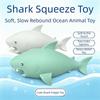 Slow Rebound Shark Fidget Toy Slow Rising Giant Shark Sensory Toy  Home Decoration
