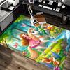 1pc Princess Unicorn Fantasy Office Chair Mat - Anime Cartoon Design, Non-Slip Carpet for Home Decor, Suitable for All Seasons.H094