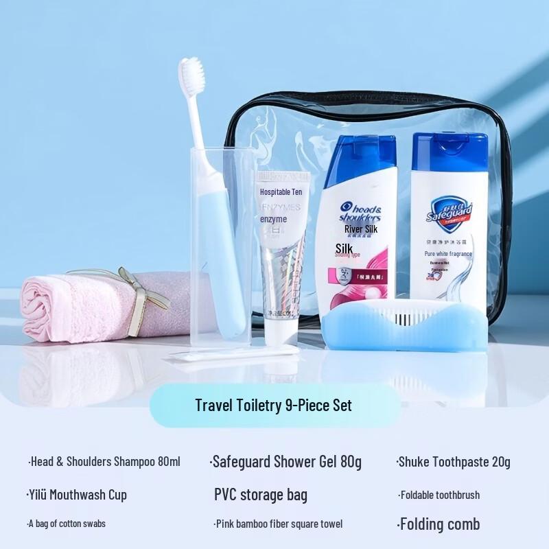 

Easy Travel 9-Piece Toiletry Set