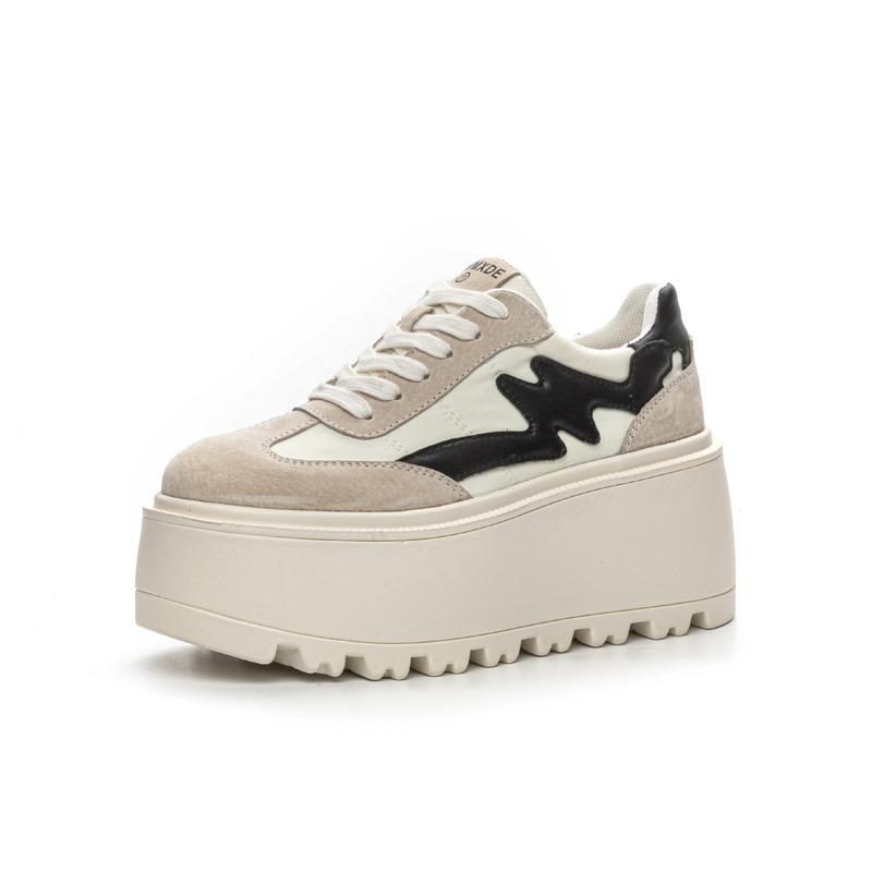 Casual shoes women's spring and summer 2025 platform women's shoes popular muffin shoes small color matching casual fashion versatile