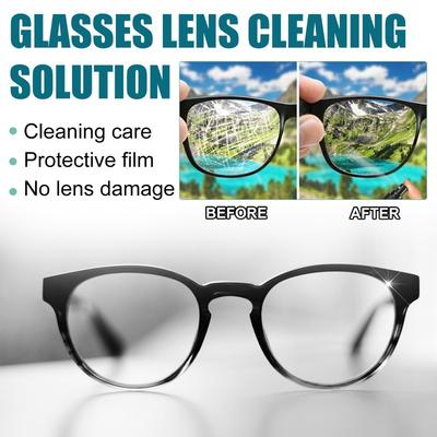 Lens Scratch Remover, Repair Scratches, Blur, Eyeglass Lenses, Glass Grinding, Refurbishment, and Maintenance Agent