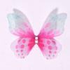 50 Stück 3D Organza Stoff Schmetterlings-Applikationen Doppellagige Chiffon Schmetterlings-Stickerei-Aufnäher Handgefertigte Haarnadel-Accessoires