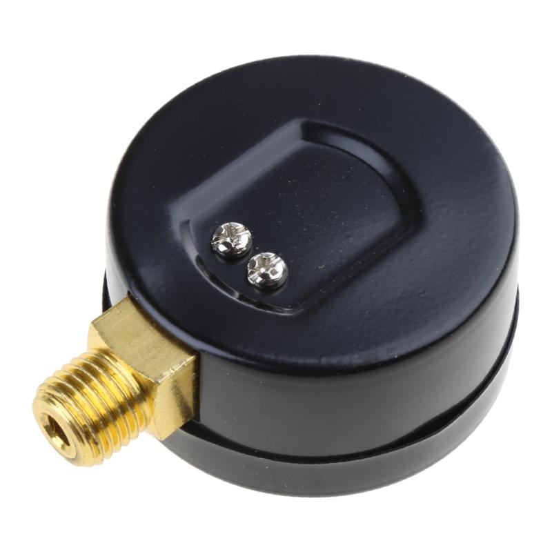 Pressure Gauge Iron/Plastic for Case Horizontal/Vertical Type Double Scale Gauge Air Compressor Gauge 3 Different Types