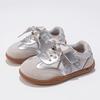Children's Board Shoes Four Seasons Models Gold Casual Boys Girls Training Shoes Soft Kid Baby Sneakers