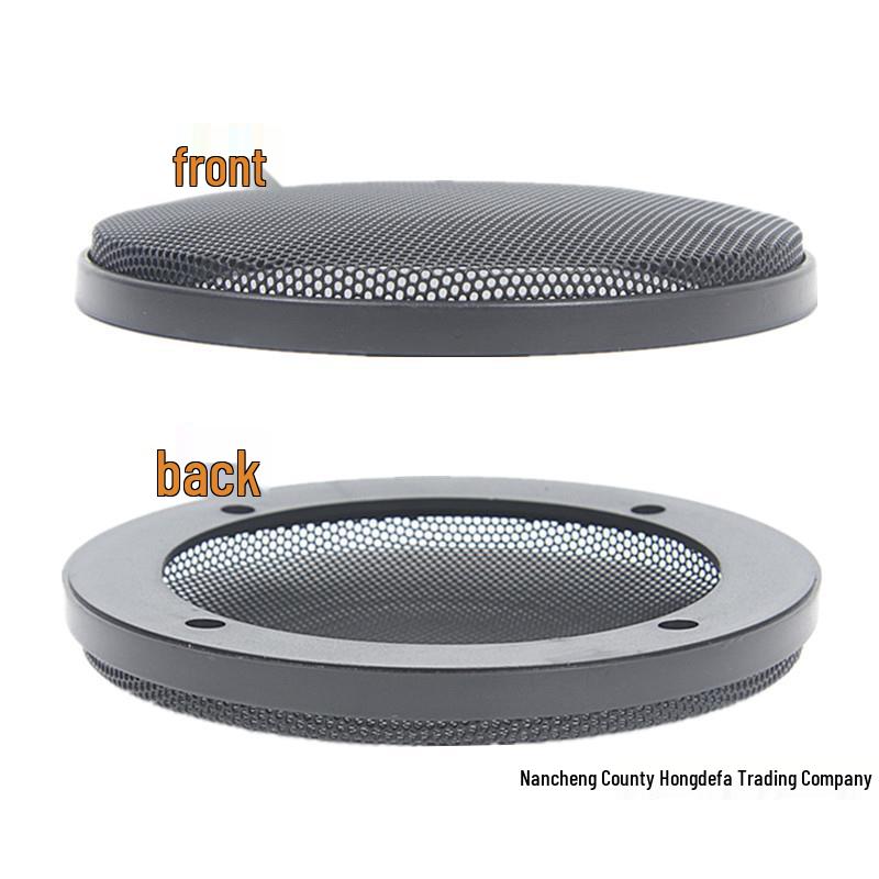4", 5", 6.5" Car Speaker Grille & Decorative Ring Set with Mesh Cover