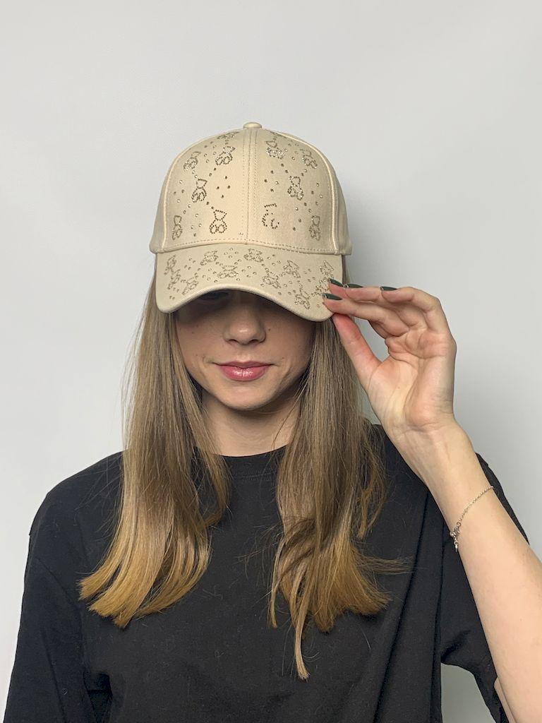 

Стильна жіноча кепка для повсякденного носіння із захистом від сонця у спортивному стилі 54-59 бежевий