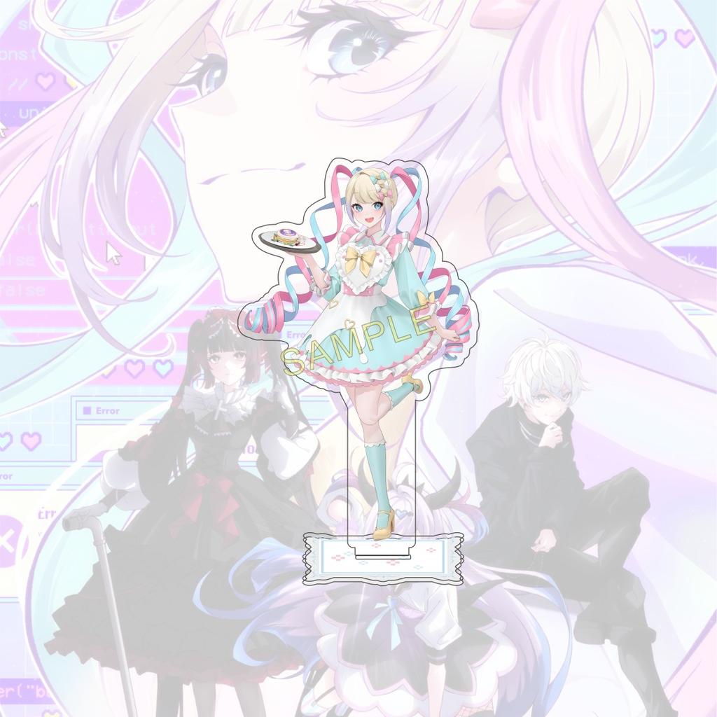 Anime NEEDY GIRL OVERDOSE 15 cm Acrylic Standing Figure Model Desktop Decoration Fan Collection Gift Keychain