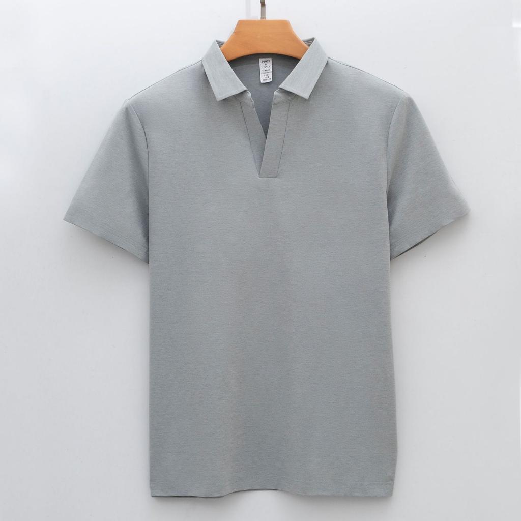 Polo Blouse Moisture-absorbing Quick-drying T-shirt Short-sleeved Antibacterial Cool Polo Blouse Men