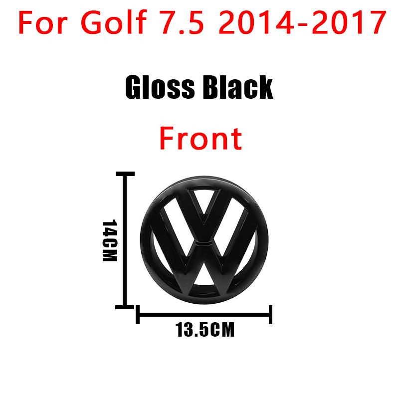 1Pcs VW 3D Car Cover Front Grille Badge Rear Trunk Emblem Decals Accessories For Volkswagen Golf 7 7.5 MK7 MK7.5 GTI R Rline GTD