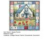 500Pcs/Set Vintage Collage Jigsaw Puzzle Patchwork Bloom House Puzzle Challenge Game Educational Paper Puzzle Toy Holiday Home Decoration