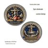 Moneta Pamięci Marynarki Wojennej USA: Medal upamiętniający poległych oficerów i żołnierzy Moneta wyzwanie wojskowe