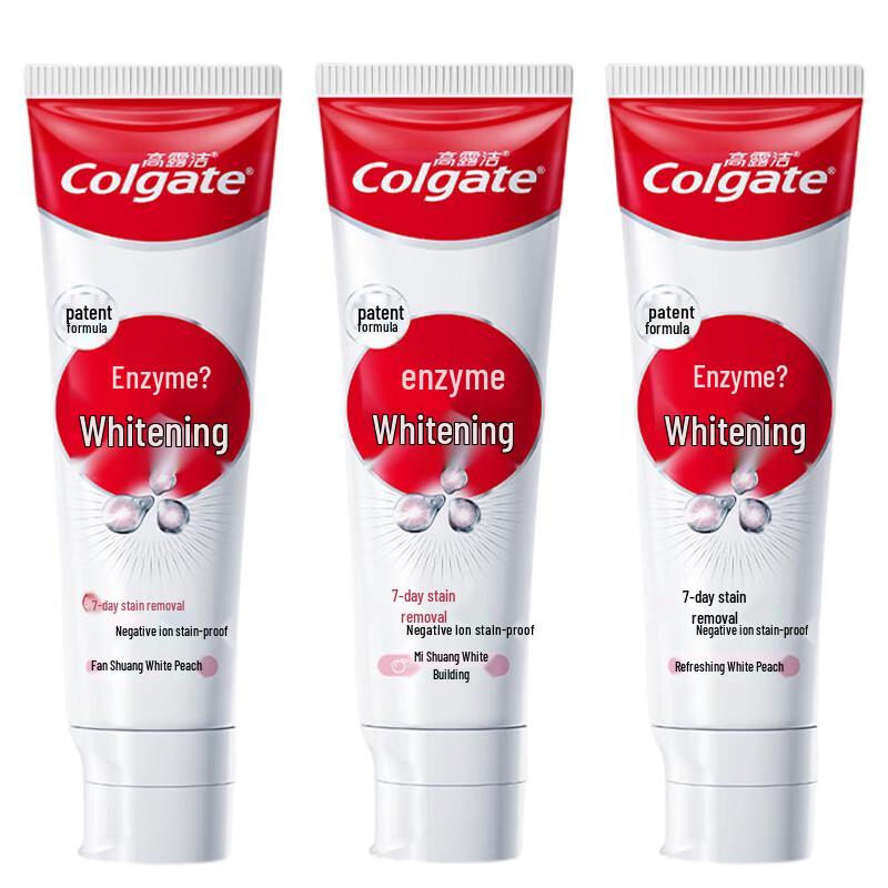 Colgate Enzyme Whitening Toothpaste, Peach Flavor