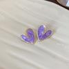 A Pair of Versatile Dripping Oil Love Earrings